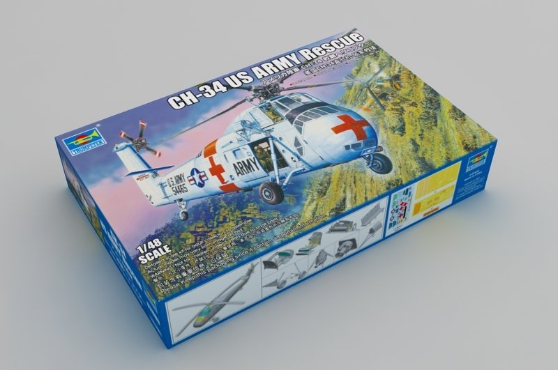 Trumpeter 02883 CH-34 US ARMY Rescue 1/48 – imagen 2