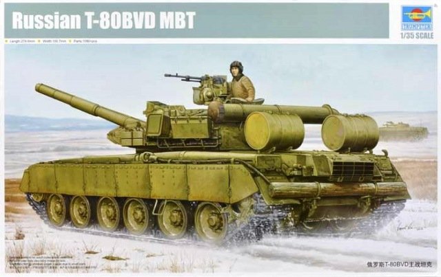 Trumpeter 05581 Russian T-80BVD MBT 1/35