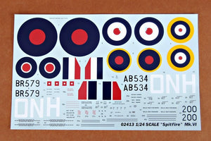 Trumpeter 02413 Spitfire MK.VI 1/24 – zdjęcie 4