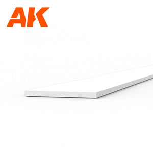 AK Interactive AK6505 STRIPS 0.30 X 4.00 X 350MM – STYRENE STRIP – (10 UNITS) – zdjęcie 2