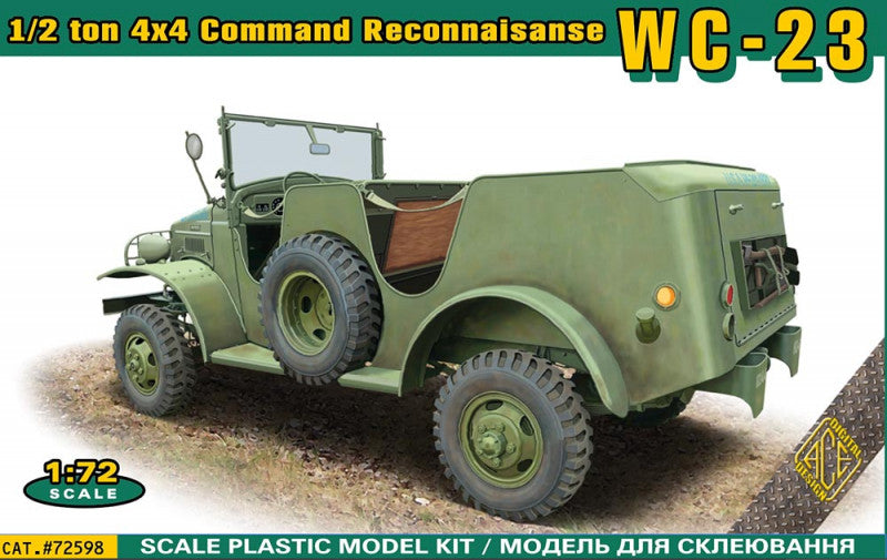 ACE 72598 WC-23 1/2 ton 4x4 Command Reconnaisanse 1/72