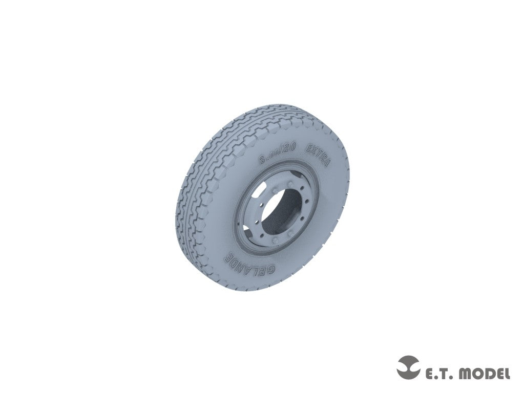 E.T. Model P35-109 WWII German Sd.Kfz.234 Spare Wheel 1/35 – imagen 2
