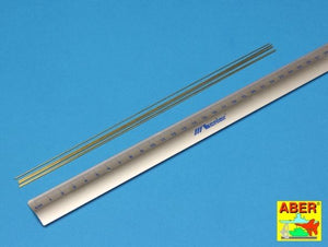 Aber BR08 Tiges rondes en laiton Ø 0,8 mm longueur 245 mm x 6 pièces. – image 2