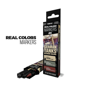 AK Interactive RCM107 GERMAN TANKS INTERIOR COLORS – RC MARKERS SET RCM014 RCM016 RCM019 – imagen 2