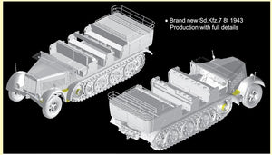 Dragon 6794 Sd.Kfz.7 8t Typ HL m 11 1943 Production 1/35 – imagen 2