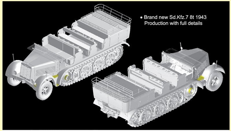 Dragon 6794 Sd.Kfz.7 8t Typ HL m 11 1943 Production 1/35 – imagen 2