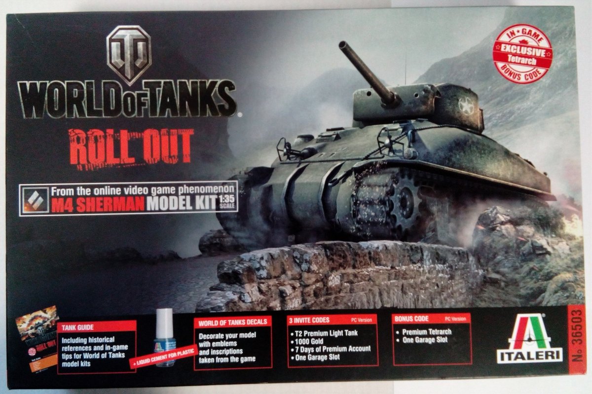 Italeri 36503 World of Tanks-M4 Sherman – imagen 2
