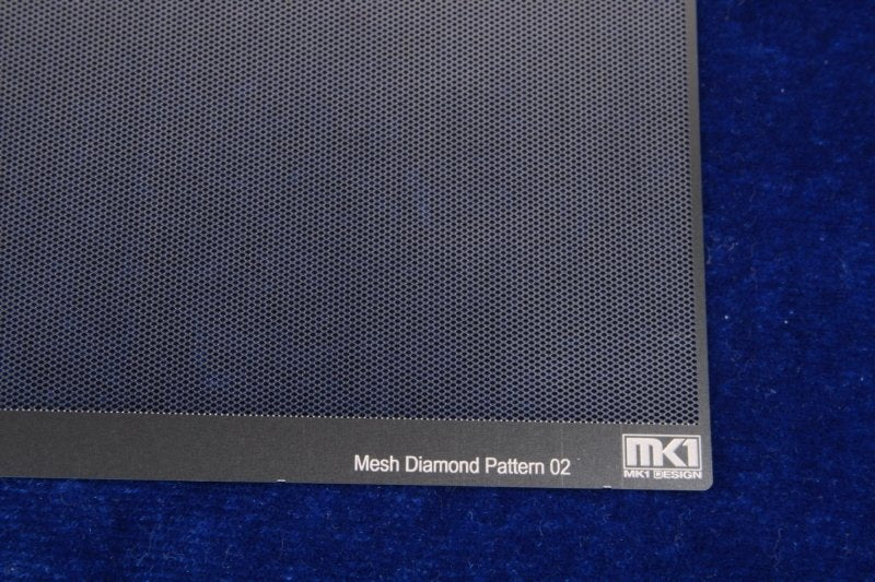 KA Models KA-00004 DIAMOND PATTERN MESH B 0.4mm X 0.7mm – immagine 3