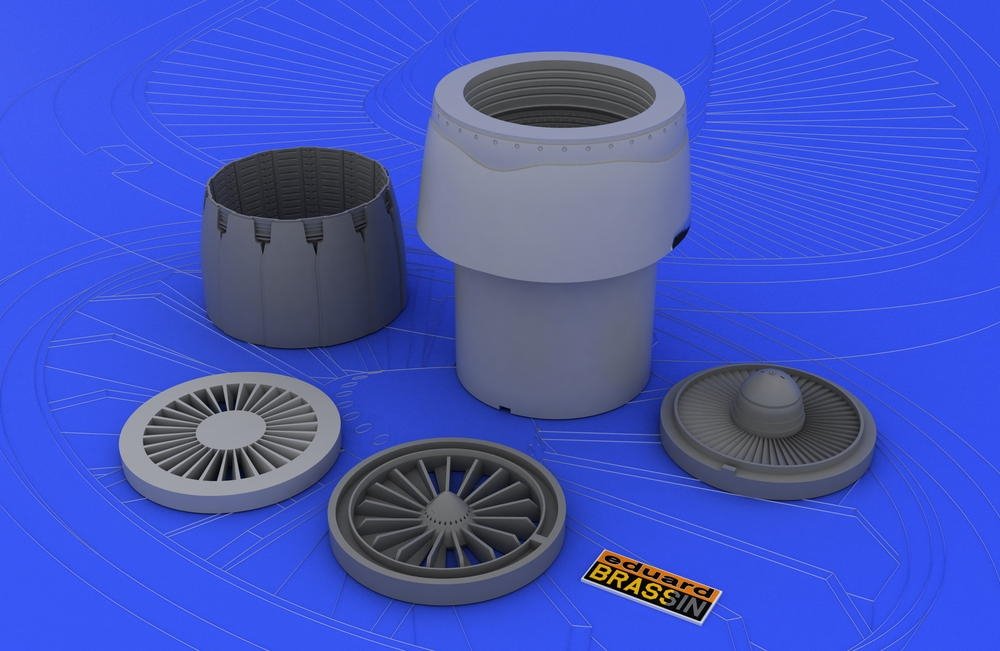 Eduard 648020 F-16CJ Block 50 engine 1/48 (Tamiya) – imagen 2