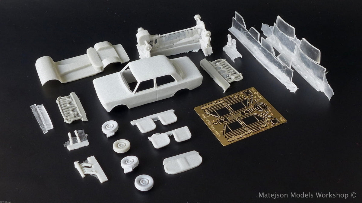 FPW Model 72601 Polski Fiat 125p, wersja wczesna, cywilna 1/72 – zdjęcie 5
