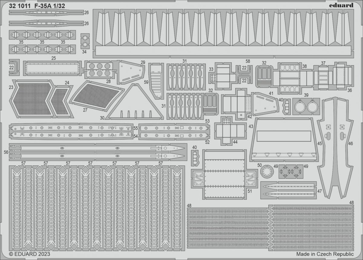 Eduard 321011 F-35A TRUMPETER 1/32 – Bild 2