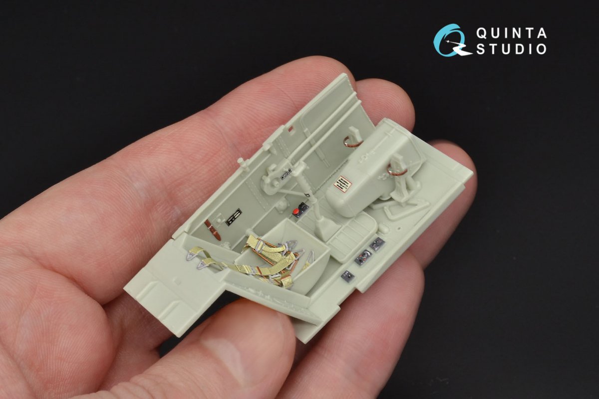 Quinta Studio QD32029 Bf 109G-6 3D-Printed &amp;amp; coloured Interior on decal paper (for Revell kit) 1/32 – imagen 9