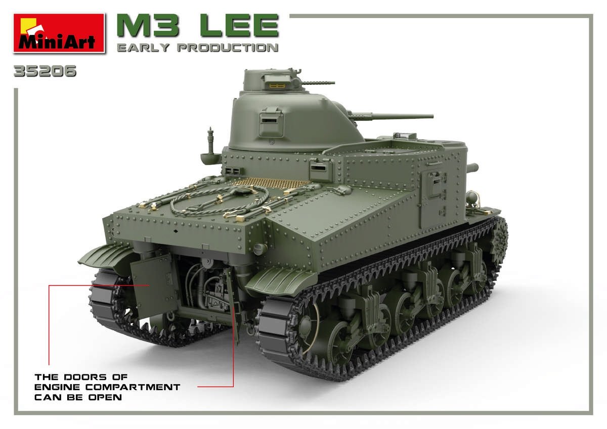 Miniart 35206 M3 Lee première production avec intérieur 1/35 – image 16