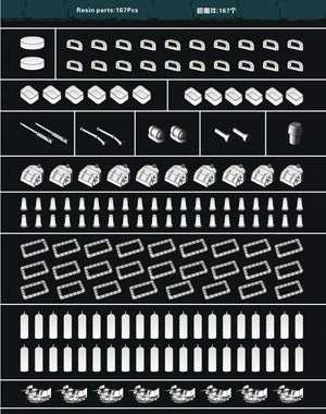 Flyhawk FH350125 USS Alabama BB-60 (for Trumpeter 05307) 1/350 – zdjęcie 4
