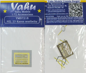 Siège Yahu YMS7218 PZL P.23 / P.42 / P.43. IBG / Heller / Plastyk (1/72)