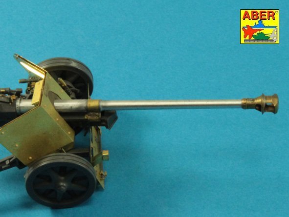Aber 35L-045N German 75mm Barrel for Pak40 - middle model 1/35 – imagen 10
