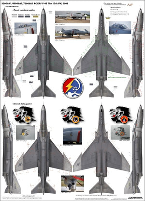 HobbyDecal AL48006V1 ROKAF F-4E 17e FW, 2008 1/48 – image 2