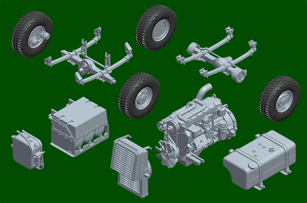 Trumpeter 01097 M1078A1P2 2.5 Ton LMTV Cargo Truck 1/35