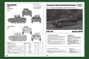 Hobby Boss 80145 German Panzer 1Ausf A Sd.Kfz.101(Early/Late Version) 1/35 – imagen 3