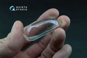 Quinta Studio QC48004-S Yak-1B vacuformed clear canopy 1 pcs (for Modelsvit kit) 1/48 – imagen 3