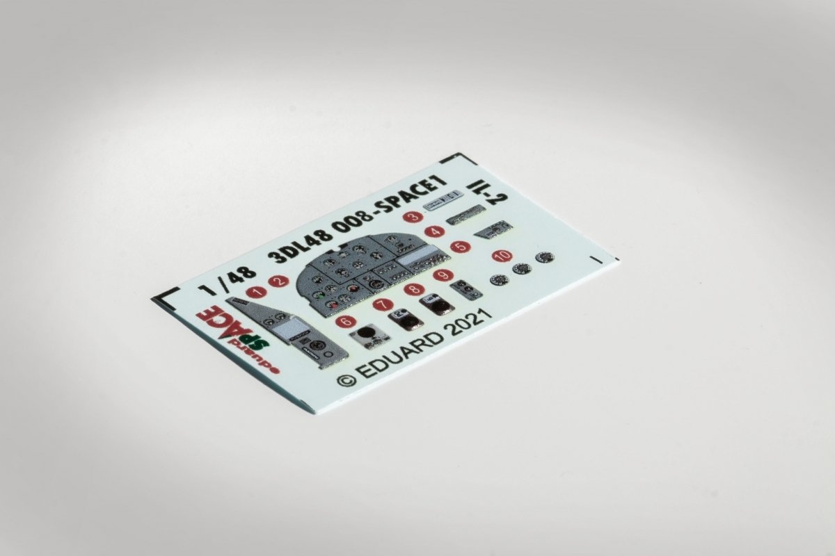 Eduard 3DL48008 Il-2 ESPACE 1/48 pour ZVEZDA 1/48
