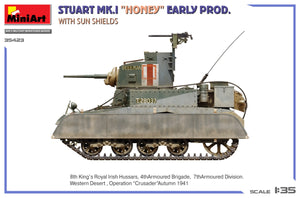 MiniArt 35423 Stuart Mk.I “Honey” Early Prod. w/Sun Shields 1/35 – imagen 8