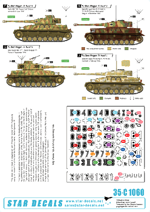 Star Decals 35-C1060 Befehlspanzer # 4 1/35 – imagen 2
