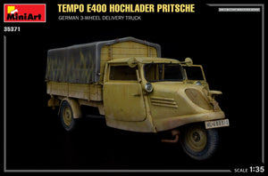MiniArt 35371 Tempo E400 Hochlader Pritsche German 3-wheel delivery truck 1/35 – imagen 2