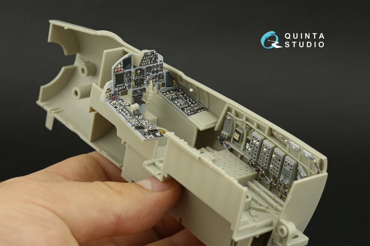 Quinta Studio QD32157 F-15C Late/F-15J late 3D-Printed &amp;amp; coloured Interior on decal paper (Tamiya) 1/32 – Bild 10