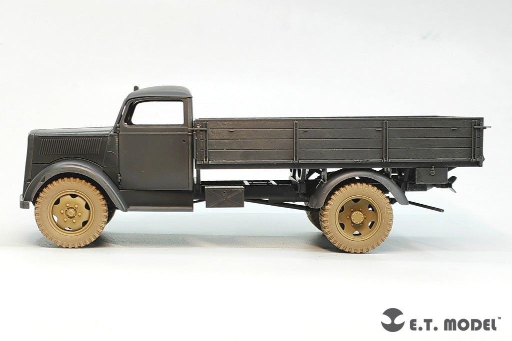 E.T. Model P35-169 WWII German 3t 4x2 Cargo Truck Sagged Wheels 1/35 – immagine 8