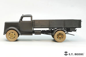 E.T. Model P35-169 WWII German 3t 4x2 Cargo Truck Sagged Wheels 1/35 – immagine 8