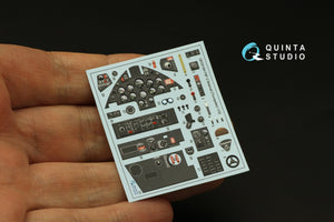 Quinta Studio QD32184 F8F-2 Bearcat 3D-Printed coloured Interior on decal paper (Trumpeter) 1/32 – imagen 6