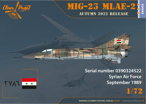 Clear Prop! CP72031 MiG-23MLAE-2 Flogger-G EXPERT KIT 1/72 – Bild 8