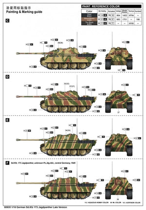 Trumpeter 00935 German Sd.Kfz 173 Jagdpanther Late Version 1/16 – zdjęcie 8