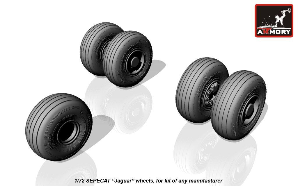 Armory Models AW48502 SEPECAT Jaguar wheels 1/48 – imagen 3