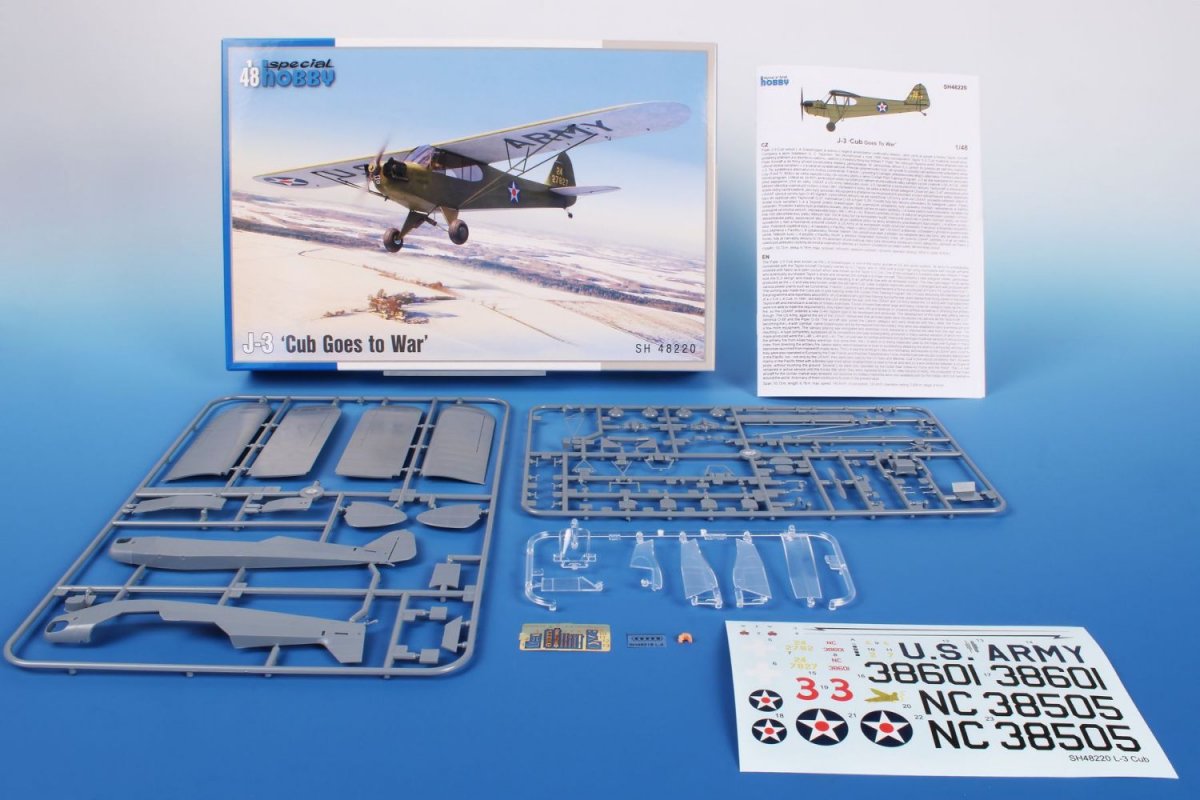 Special Hobby 48220 J-3 &amp;quot;Cub Goes To War&amp;quot; 1/48 – immagine 6