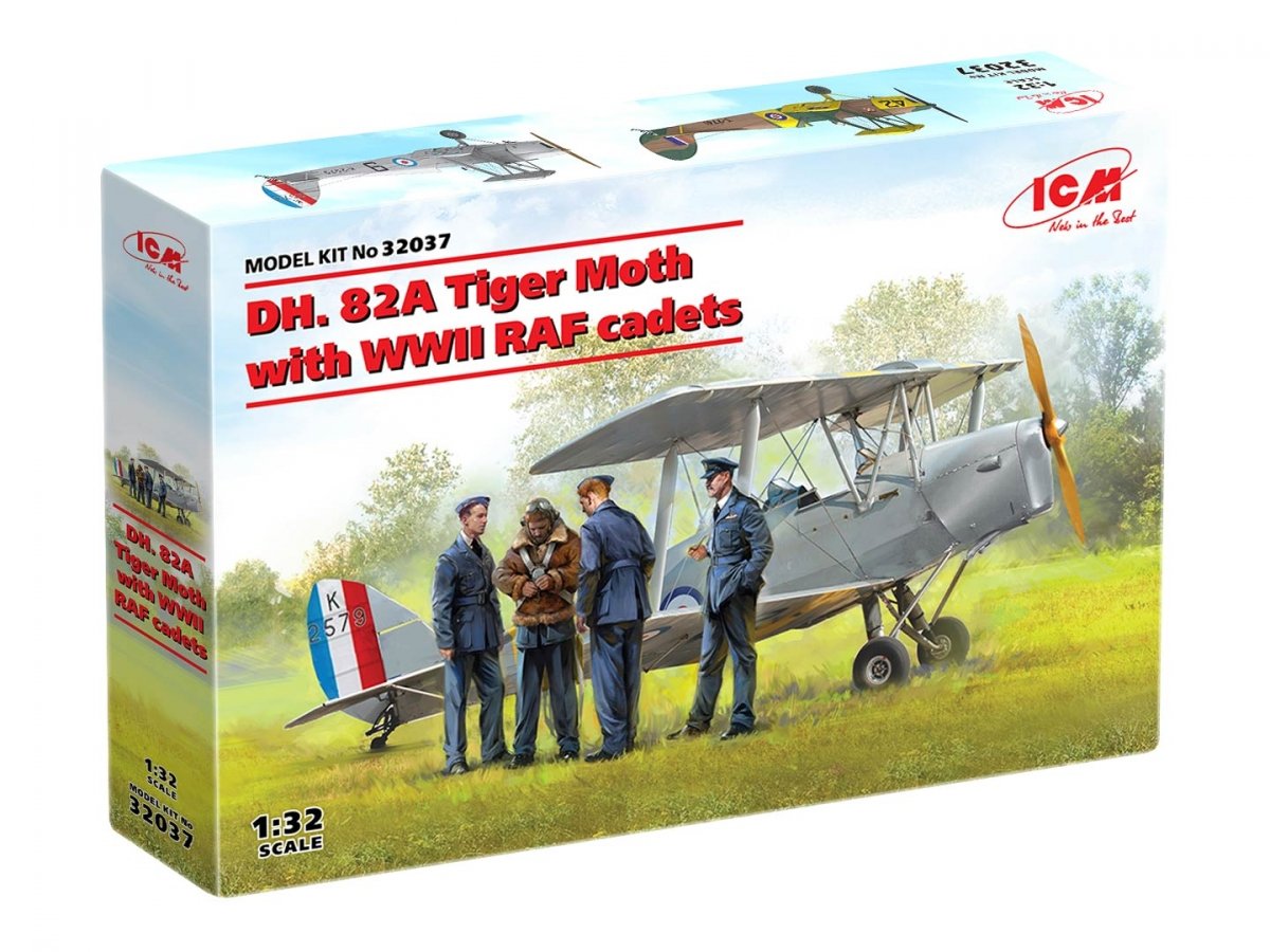 ICM 32037 DH. 82A Tiger Moth with WWII RAF cadets 1/32 – Bild 2