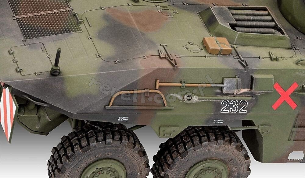 Revell 03321 SpPz 2 Luchs &amp;amp; 3D Puzzle Diorama 1/35 – immagine 6
