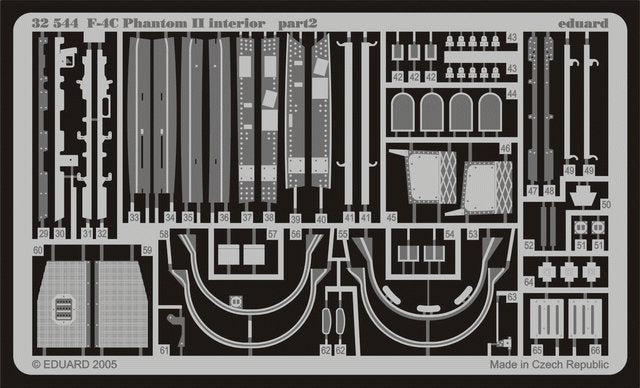 Eduard 32544 F-4C interior 1/32 Tamiya – imagen 2