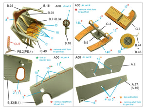 Quinta Studio QD32196 Nieuport XXIII 3D-Printed coloured Interior on decal paper (CSM) 1/32 – immagine 5
