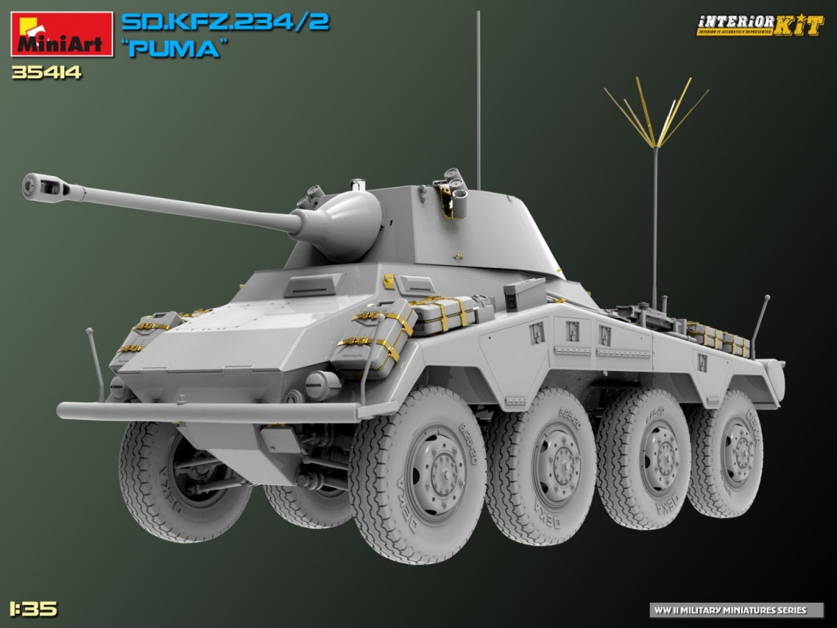 MiniArt 35414 Sd.Kfz. 234/2 PUMA. INTERIOR KIT 1/35 – image 2