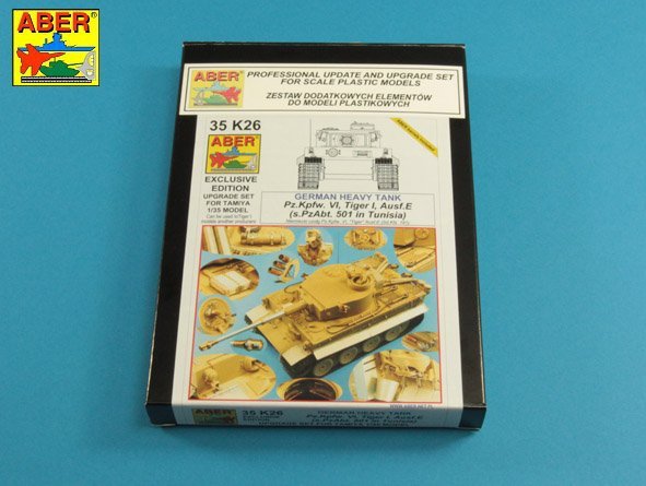 Aber 35K26 Pz.Kpfw. VI Ausf.E ( i.Kfz.181) Tiger I – s.PzAbt. 501 in Tunisia 1/35 – Bild 22