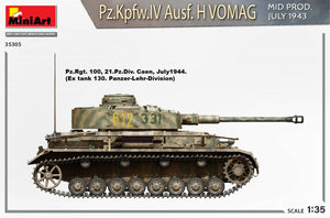 MiniArt 35305 Pz.Kpfw.IV Ausf. H Vomag. MID PROD. JULY 1943. INTERIOR KIT 1/35 – immagine 8
