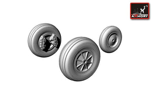 Armory Models AW48301 T-28 Trojan wheels 1/48 – immagine 4