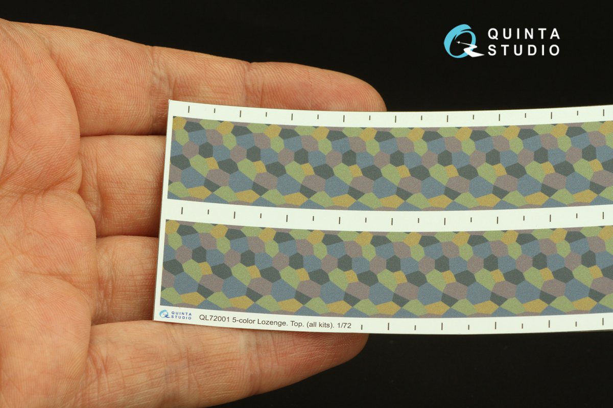 Quinta Studio QL72001 German WWI 5-Colour Lozenge (upper surface) 1/72 – imagen 2