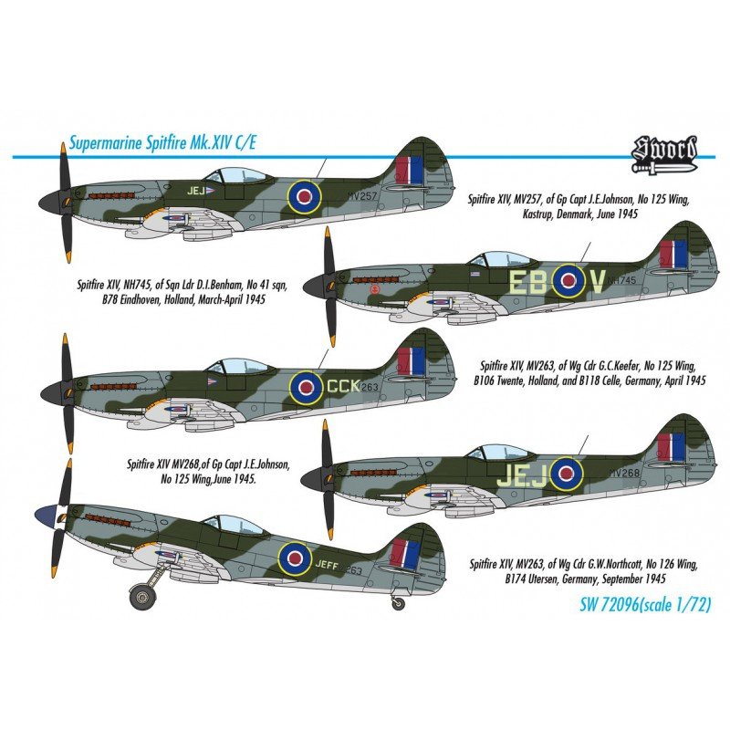 Sword 72096 Supermarine Spitfire Mk.XIV C/E Bubbletop 1/72 – imagen 2