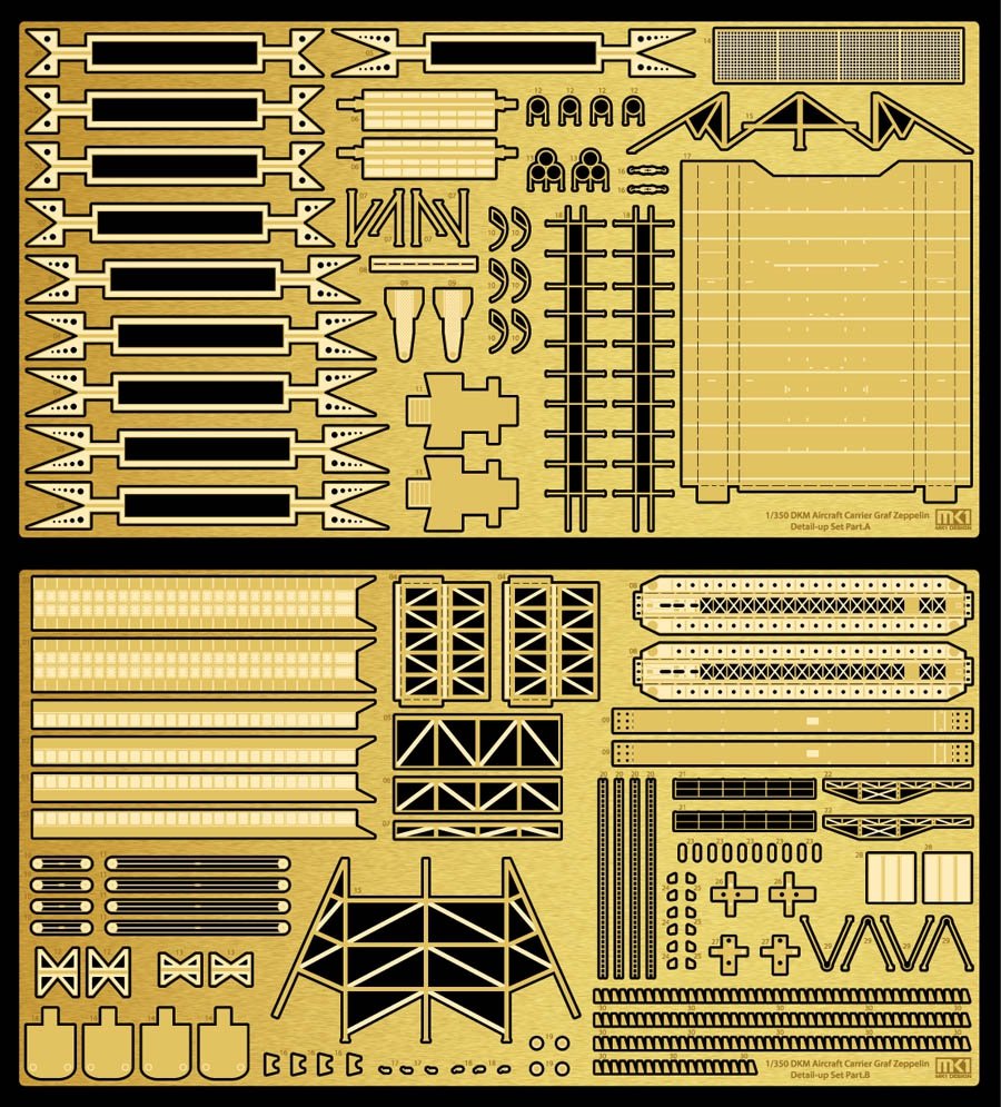 MK1 Design MD-35028 DKM Graf Zeppelin DX 1/350 – image 7