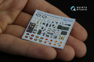 Quinta Studio QD35039 HUMVEE Family 3D-Printed &amp;amp; coloured Interior on decal paper (Tamiya) 1/35 – imagen 10