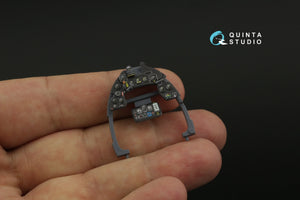 Quinta Studio QD32201 Macchi MC.202 Folgore Early 3D-Printed &amp;amp; coloured Interior on decal paper (Italeri) 1/32 – immagine 7