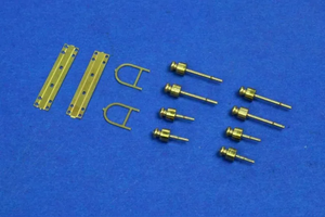 RB Model 35D02 Telegraphic pillar with 4 insulators Set contains not assembled 2 pcs 1/35 – imagen 3